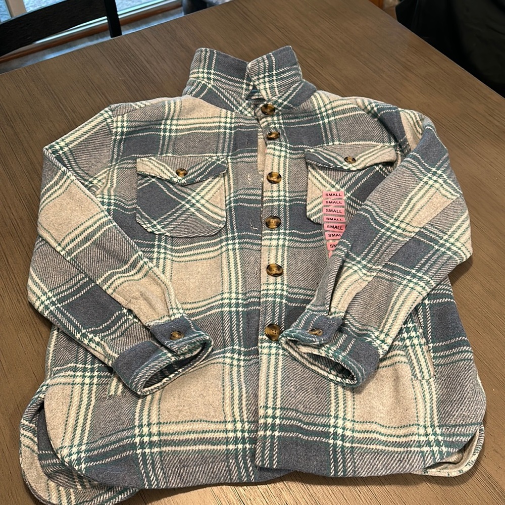 Plaid Shacket Fits like a large for me